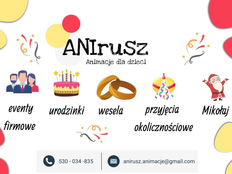 anirusz-animacje-dla-dzieci zdjęcie prezentacji gdzie wesele