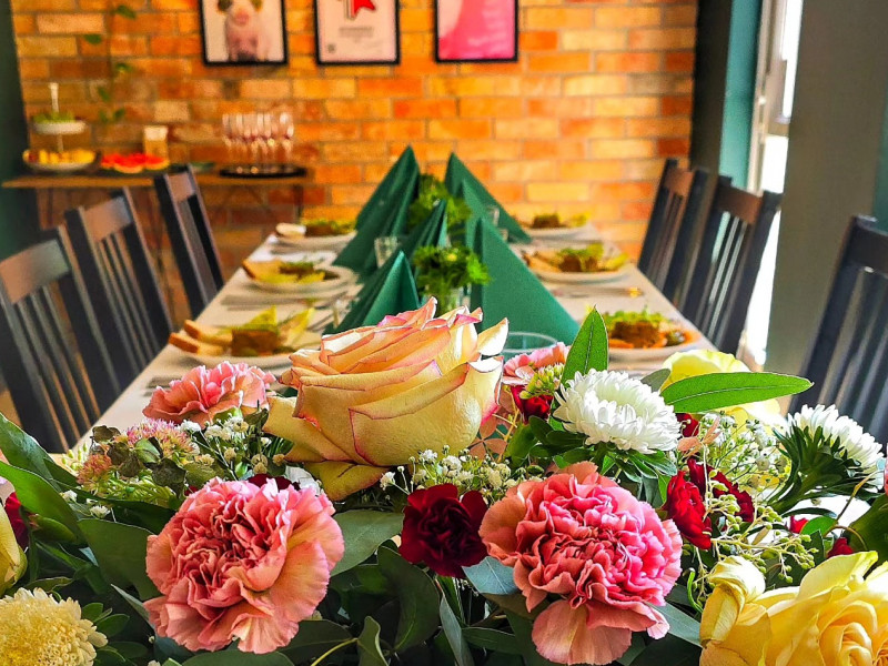 greenhouse-bistro-weganskie zdjęcie prezentacji gdzie wesele