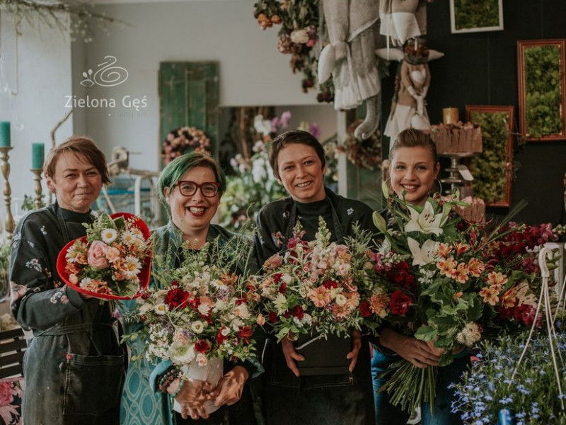 kwiaciarnia-zielona-ges-floral-art zdjęcie prezentacji gdzie wesele