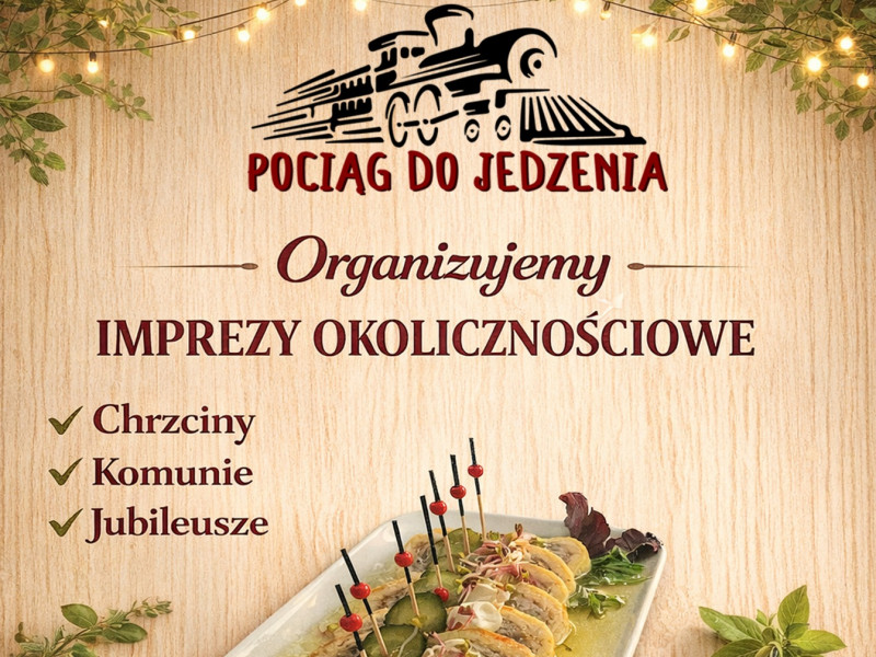 pociag-do-jedzenia-bar zdjęcie prezentacji gdzie wesele