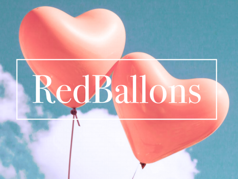 red-ballons zdjęcie prezentacji gdzie wesele